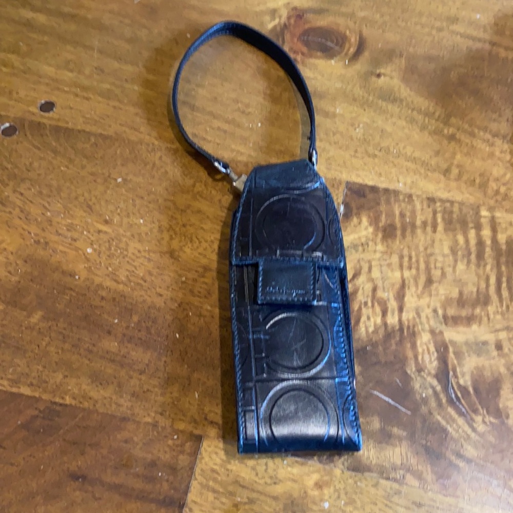 Vintage 1999 Salvatore Ferragamo cell phone carrier